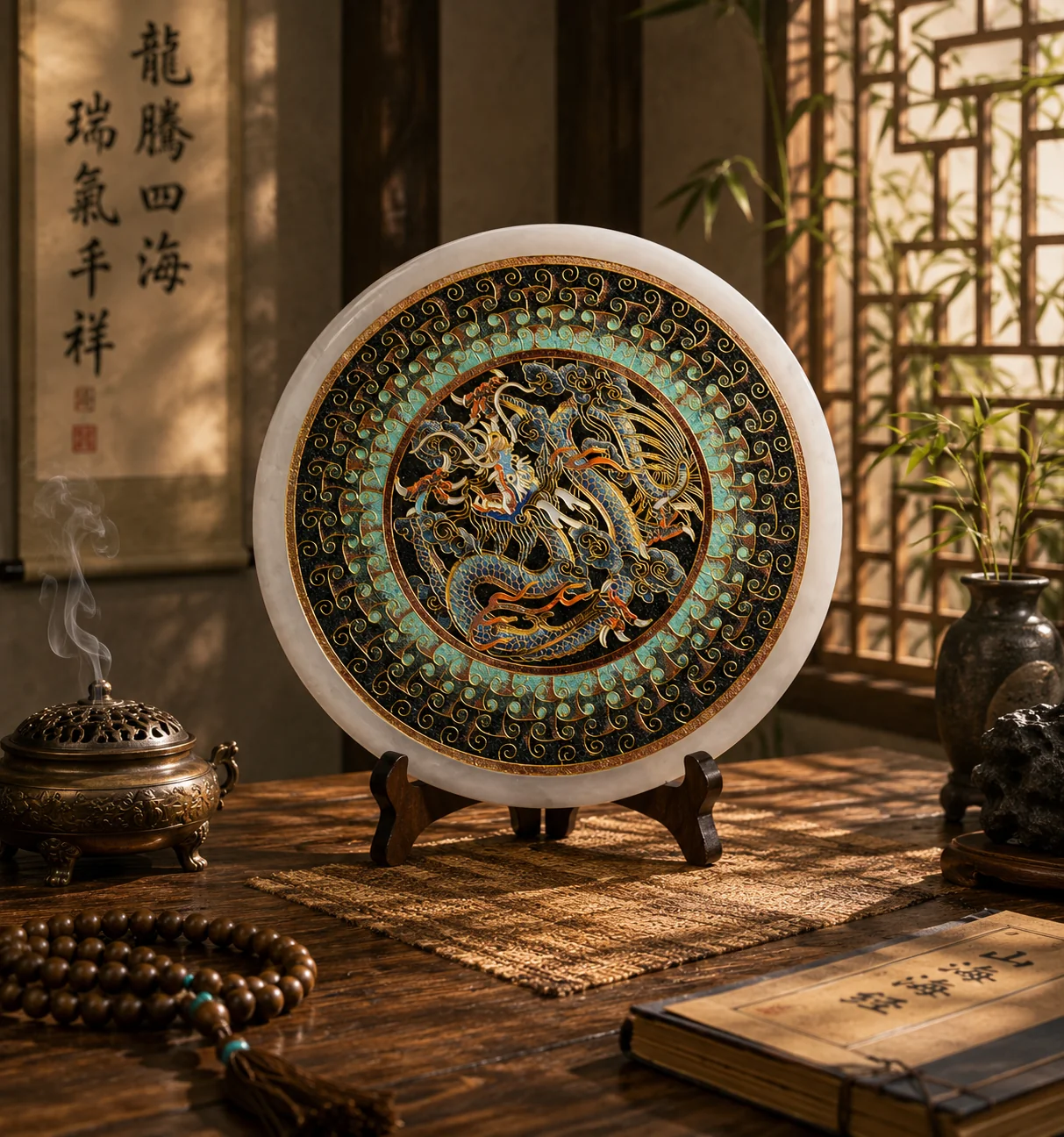 场景图-玉石-伏羲龙-25cm-1680元
