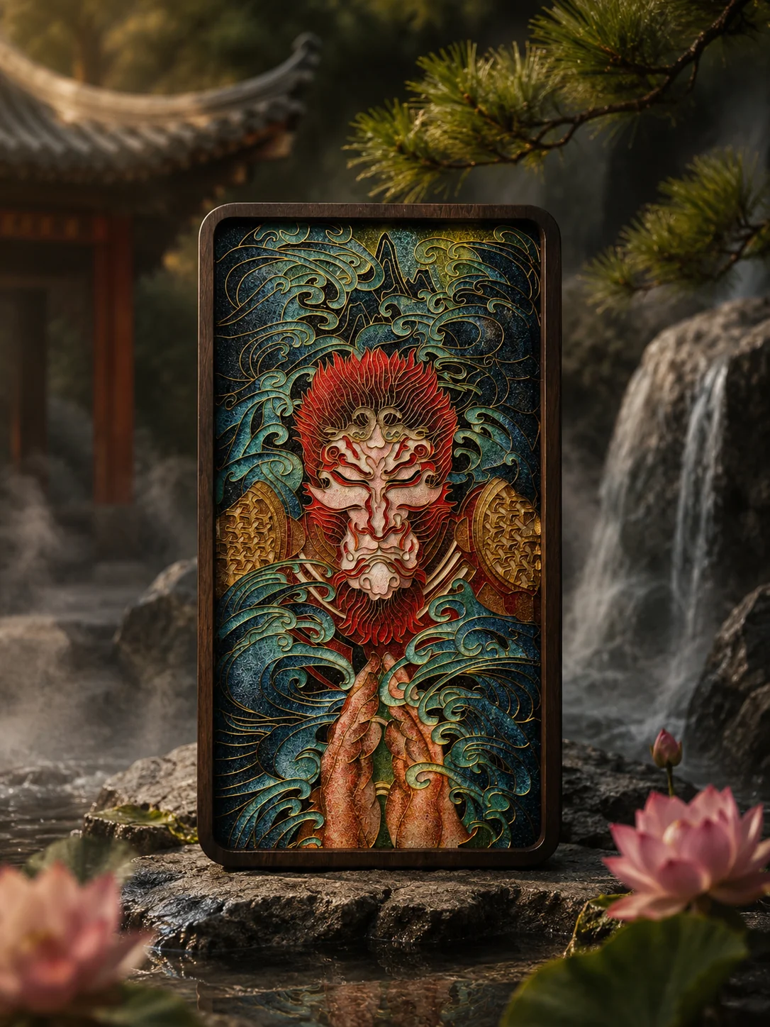 场景图-黑檀-悟道行者-15*3-cm-1680元