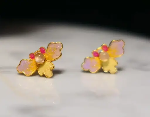 耳饰.蓝羽初霁 (耳饰.彩蝶曦光)