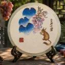 玉石.松鼠葡萄