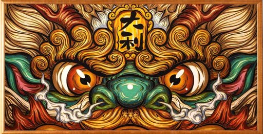 国潮风水画.大利 (15*30cm)