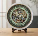 玉石.伏羲龙(25cm)