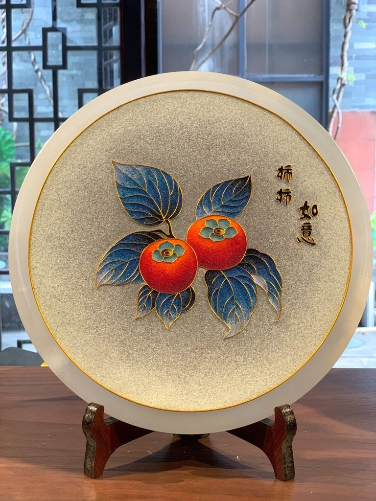 玉石.柿柿如意