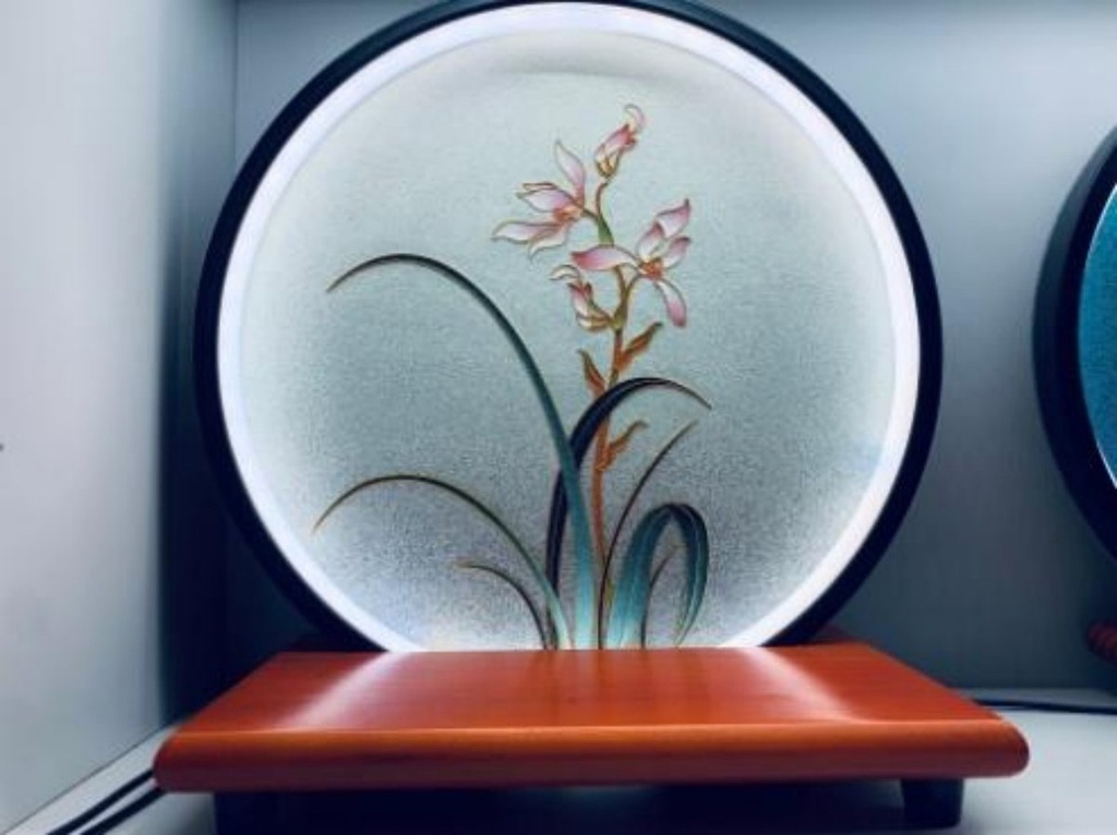 灯具摆盘.兰花